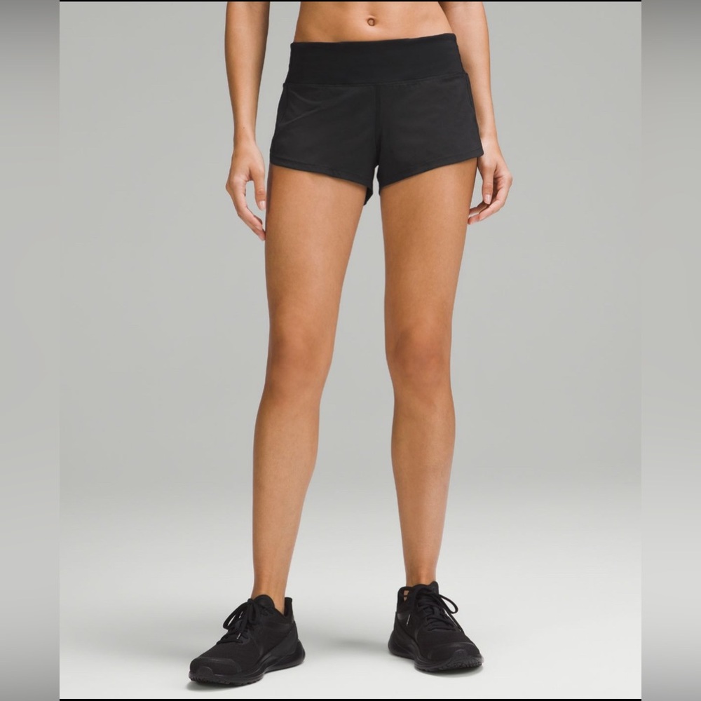 Lululemon Speed Up Low Rose Lined Shorts 2.5”
